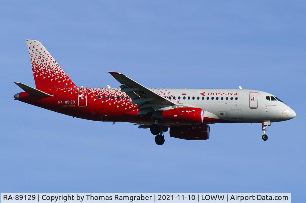 RA-89129, 2019 Sukhoi Superjet 100-95B C/N 95192, Rossiya Sukhoi Superjet 100-95B