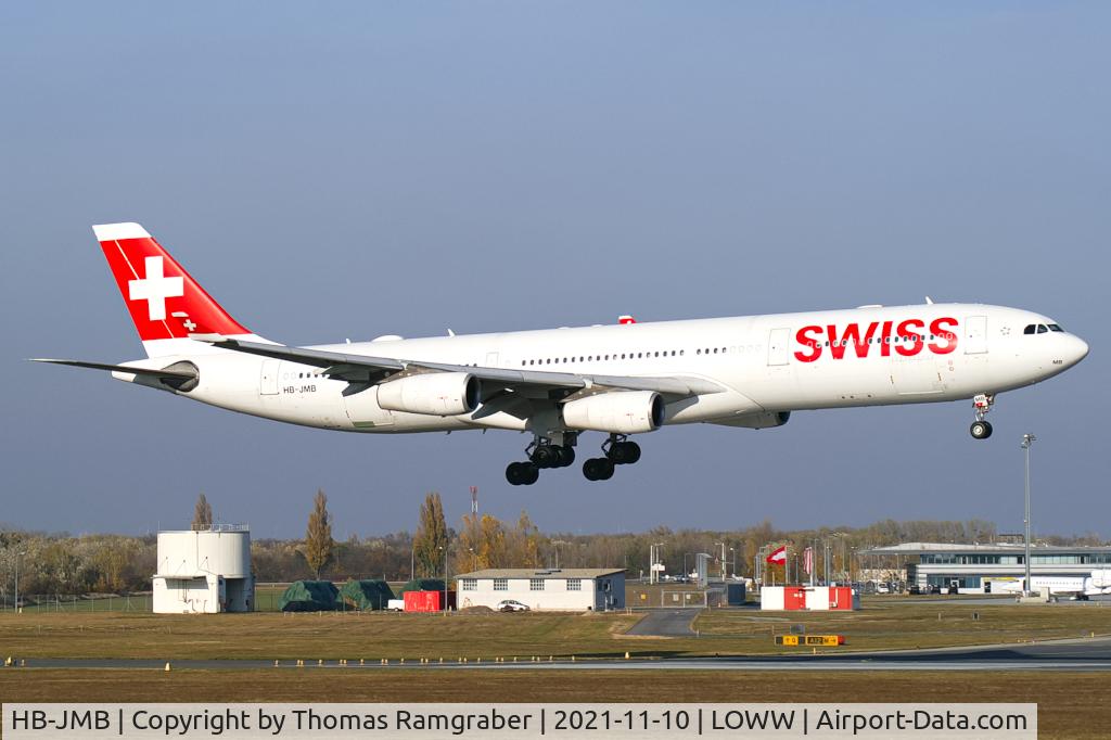 HB-JMB, 2003 Airbus A340-313 C/N 545, Swiss International Airlines Airbus A340-313