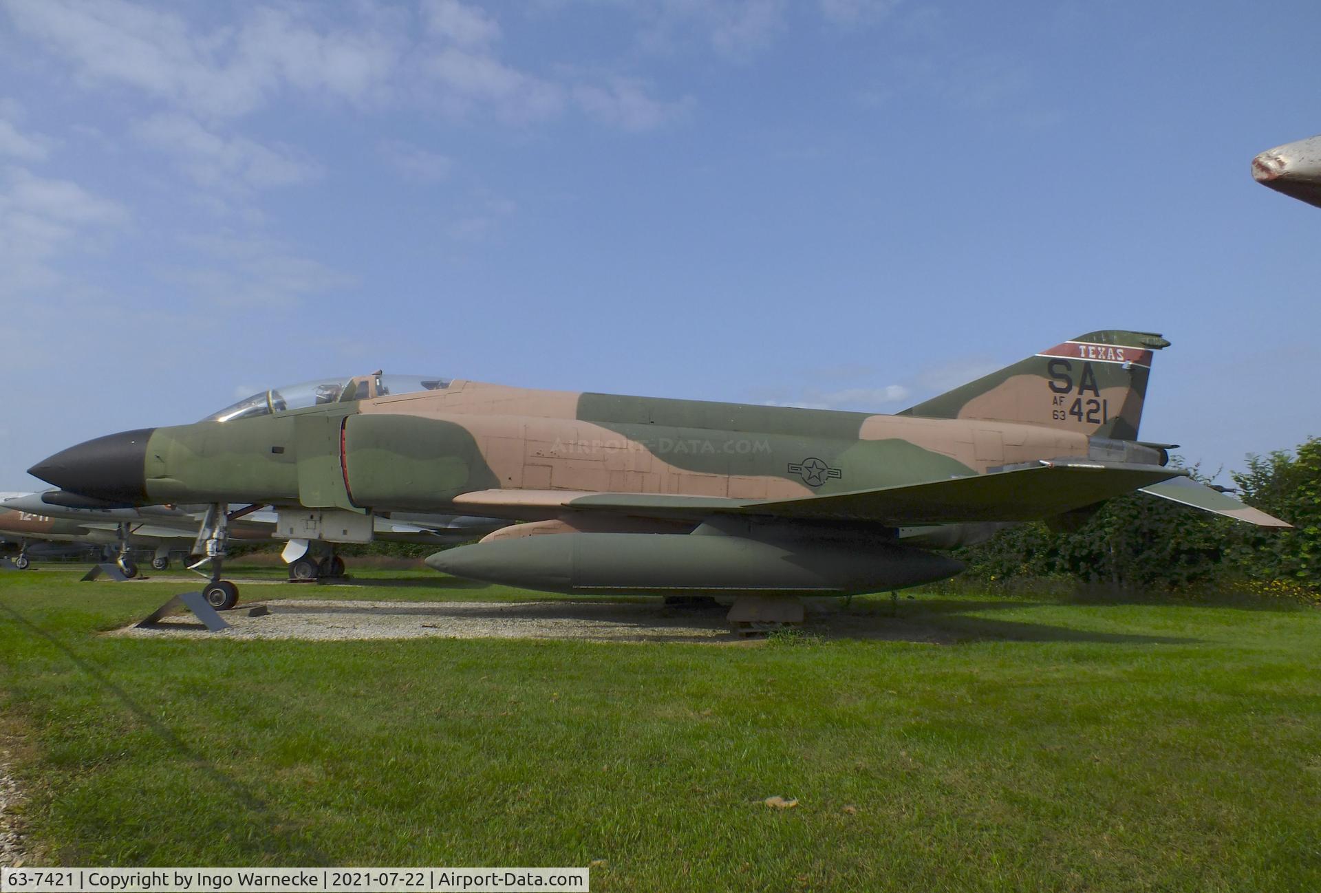 63-7421, 1963 McDonnell F-4C Phantom II C/N 358, McDonnell F-4C Phantom II at the Flugausstellung P. Junior, Hermeskeil