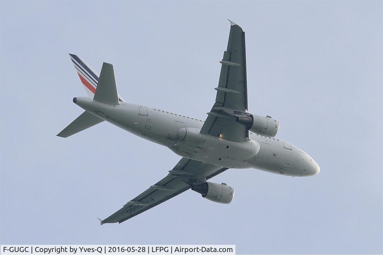 F-GUGC, 2002 Airbus A318-111 C/N 2071, Airbus A318-111, Climbing from rwy 06R, Roissy Charles De Gaulle airport (LFPG-CDG)