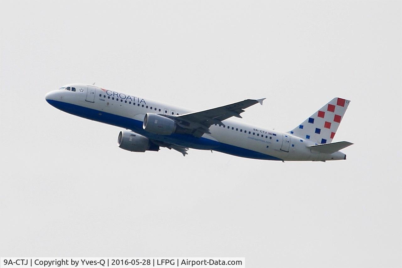 9A-CTJ, 1999 Airbus A320-214 C/N 1009, Airbus A320-214, Climbing from rwy 08L, Roissy Charles De Gaulle airport (LFPG-CDG)