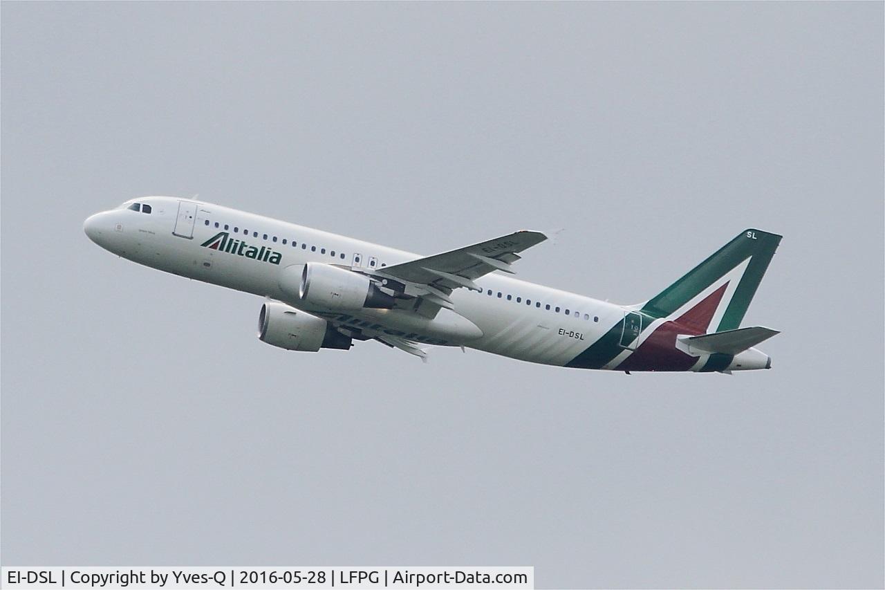 EI-DSL, 2007 Airbus A320-216 C/N 3343, Airbus A320-216, Climbing from rwy 08L, Roissy Charles De Gaulle airport (LFPG-CDG)