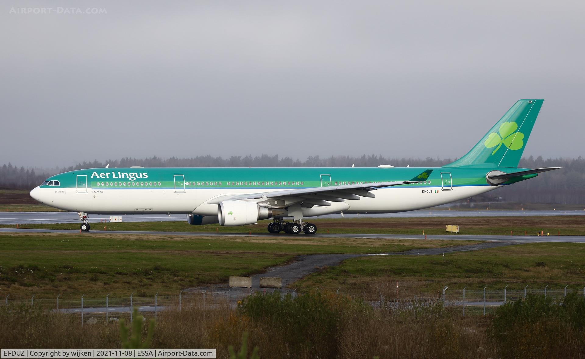 EI-DUZ, 2007 Airbus A330-302 C/N 847, RWY 01L