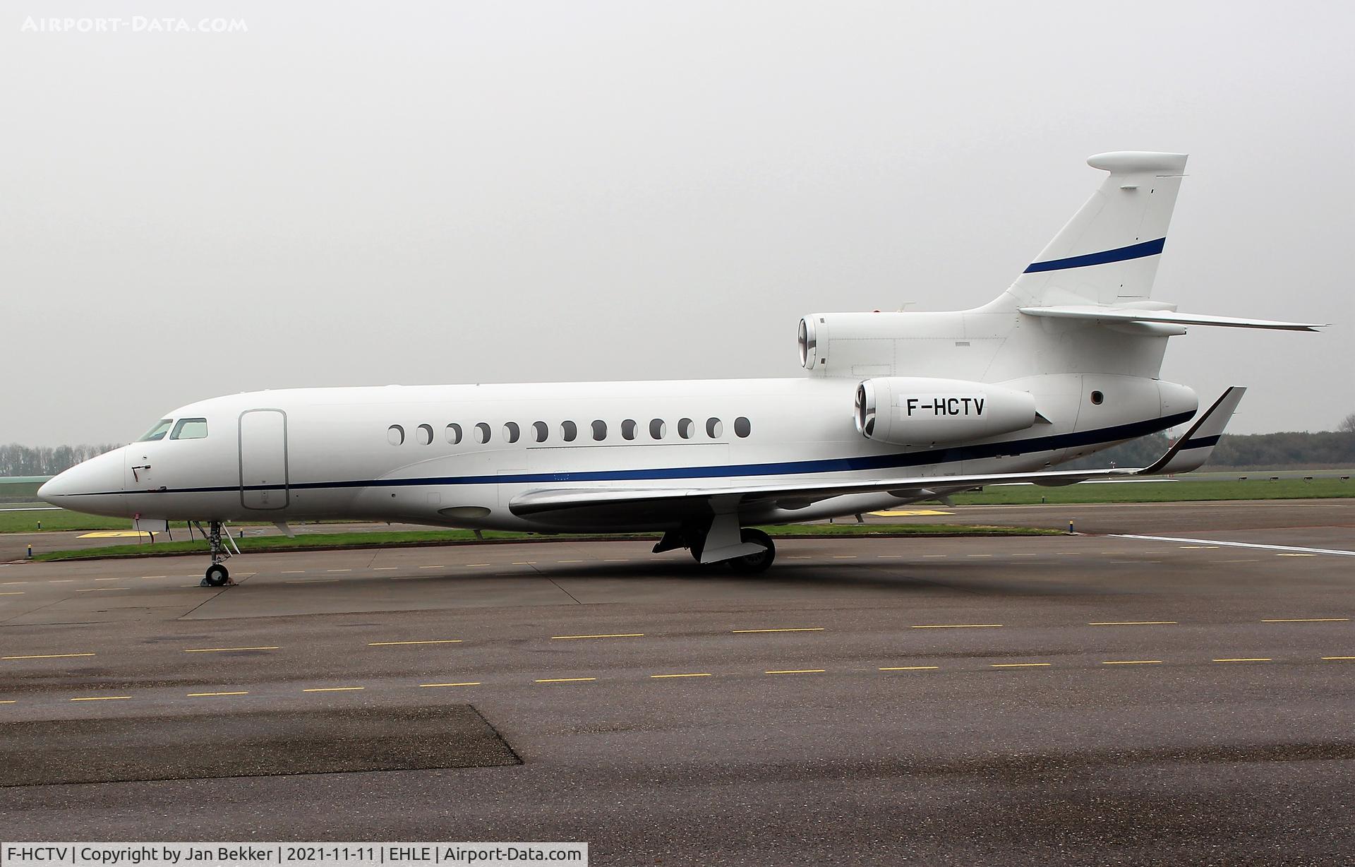 F-HCTV, 2008 Dassault Falcon 7X C/N 46, Lelystad Airport to get a new livery. Its new owner Astonjet, a French operator based in Paris-Le Bourget