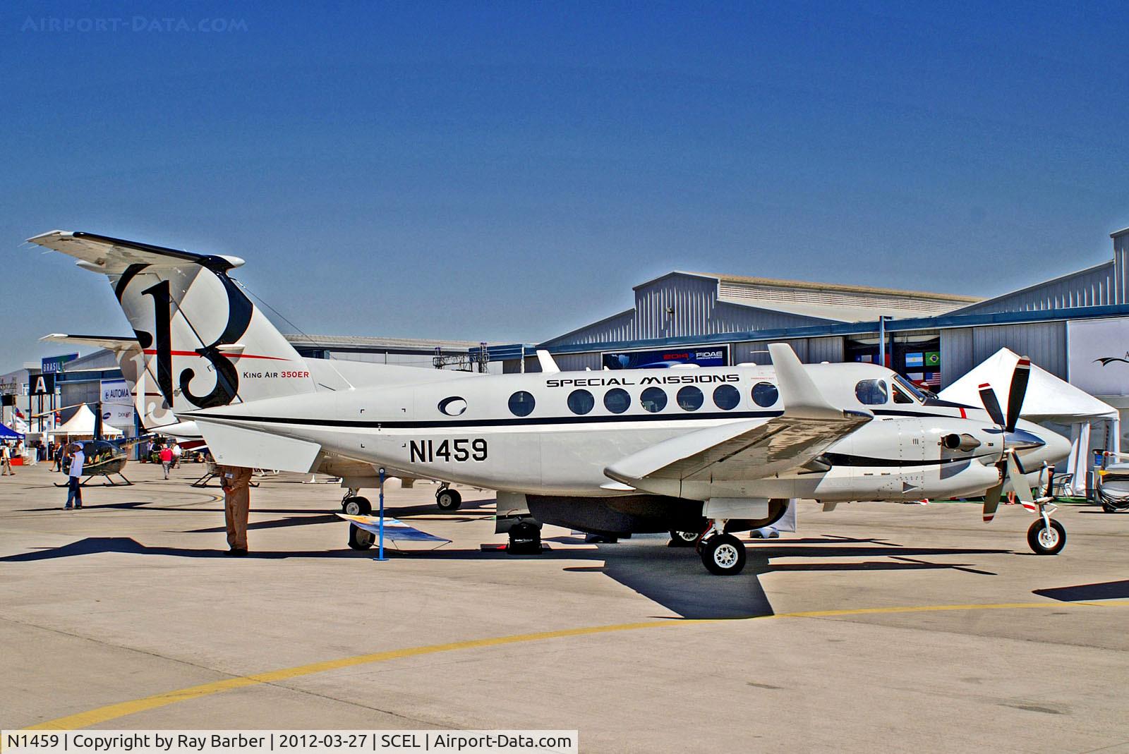 N1459, Hawker Beechcraft 350ER King Air (B300CER) C/N FL-667, N1459   Beech 350ER Super King Air [FL-667] (Hawker Beechcraft) Santiago-Arturo Merino Benitez Int~CC 27/03/2012