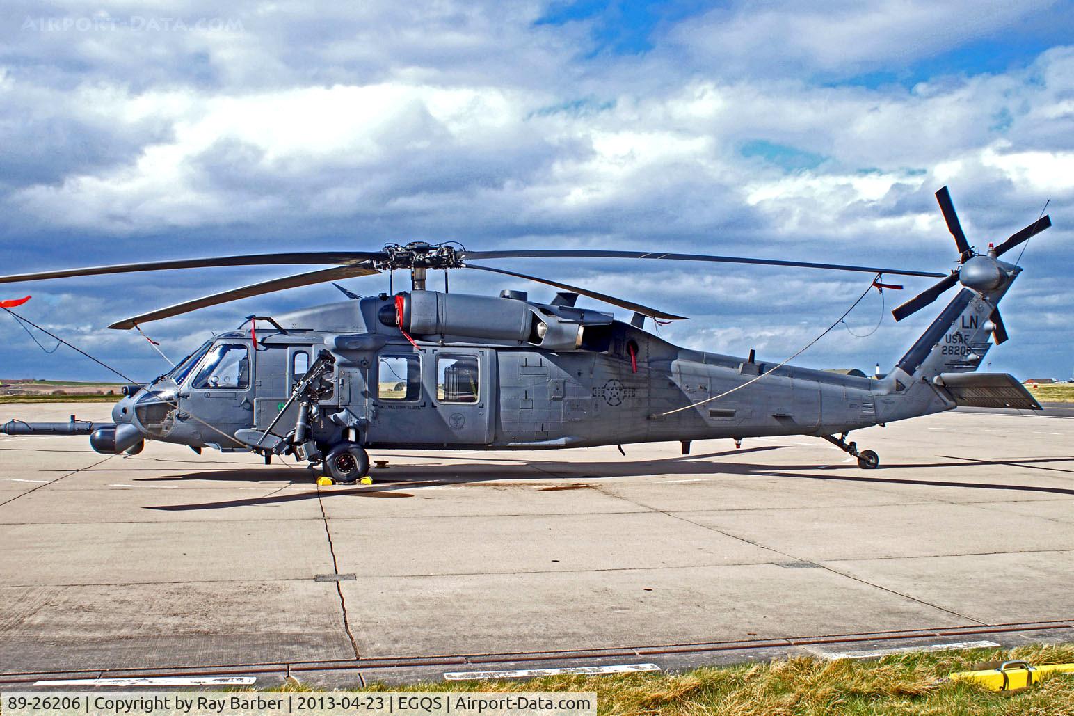 89-26206, 1989 Sikorsky HH-60G Pave Hawk C/N 70-1435, 89-26206   (26206) Sikorsky HH-60G Pave Hawk [70-1435] (United States Air Force) RAF Lossiemouth~G 23/04/2013