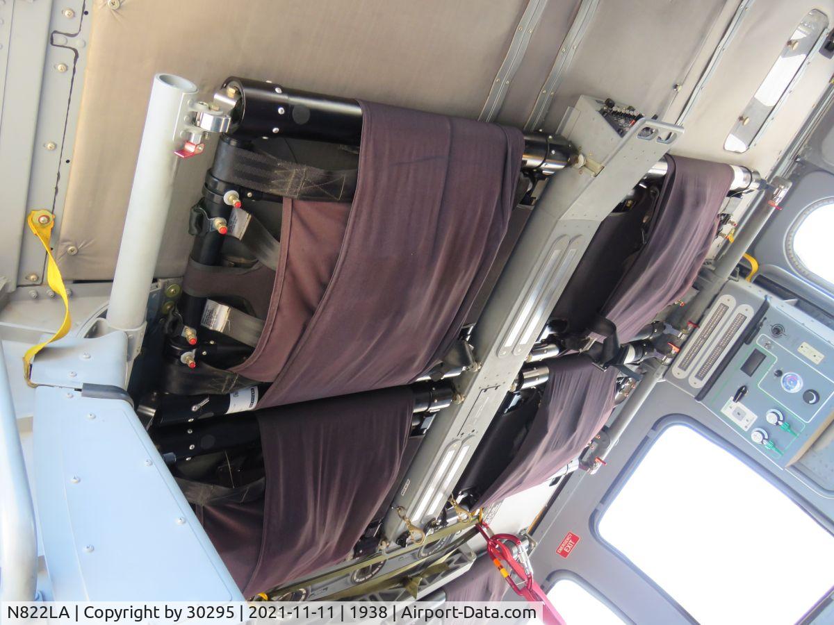 N822LA, 2017 Sikorsky S-701-09 (Firehawk) C/N 704024, Seats secured to overhead