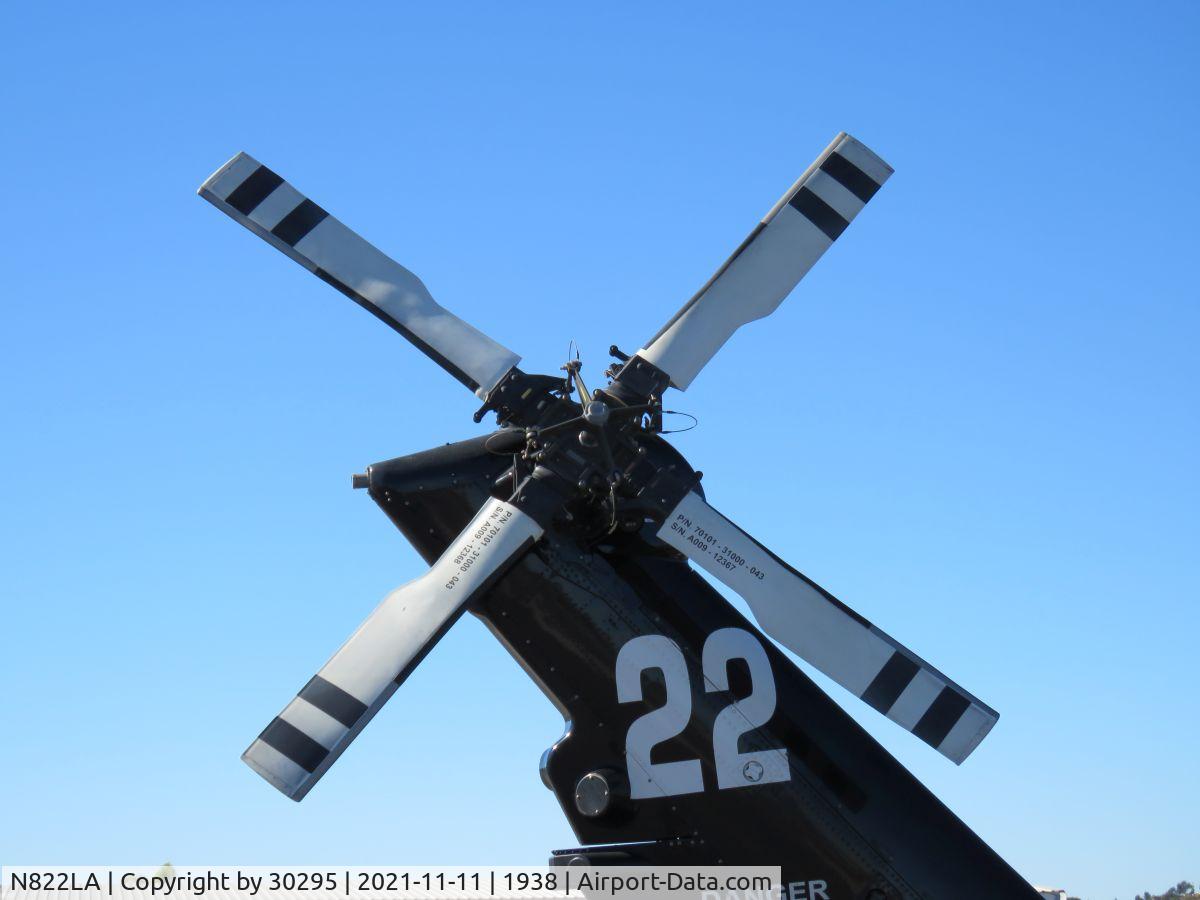 N822LA, 2017 Sikorsky S-701-09 (Firehawk) C/N 704024, Tail rotor diameter 11 ft