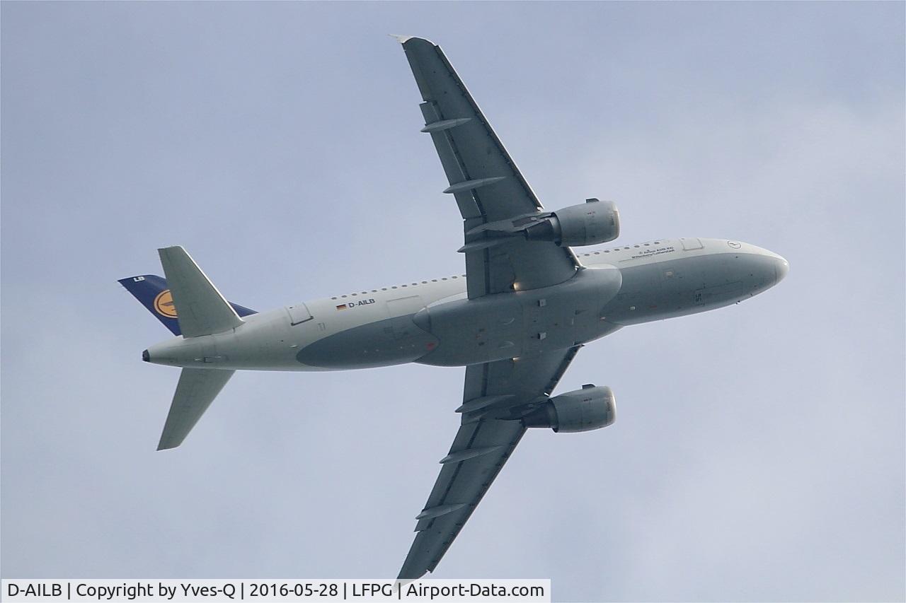 D-AILB, 1996 Airbus A319-114 C/N 610, Airbus A319-114, Climbing from rwy 06R, Roissy Charles De Gaulle airport (LFPG-CDG)