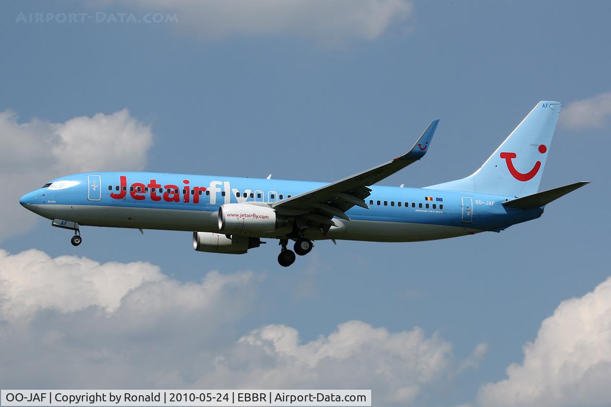 OO-JAF, 2007 Boeing 737-8K5 C/N 35133, at bru