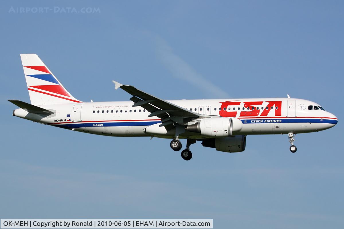 OK-MEH, 2007 Airbus A320-214 C/N 3031, at spl