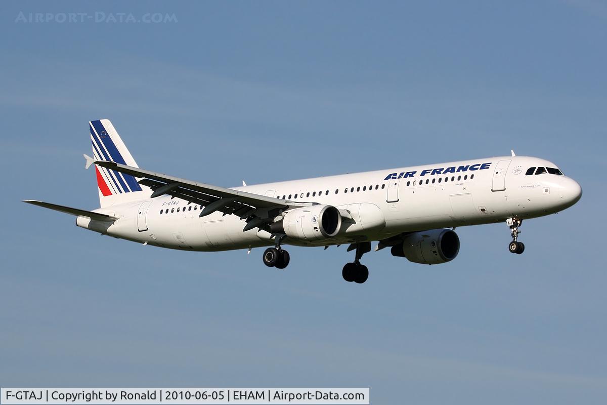 F-GTAJ, 2001 Airbus A321-211 C/N 1476, at spl