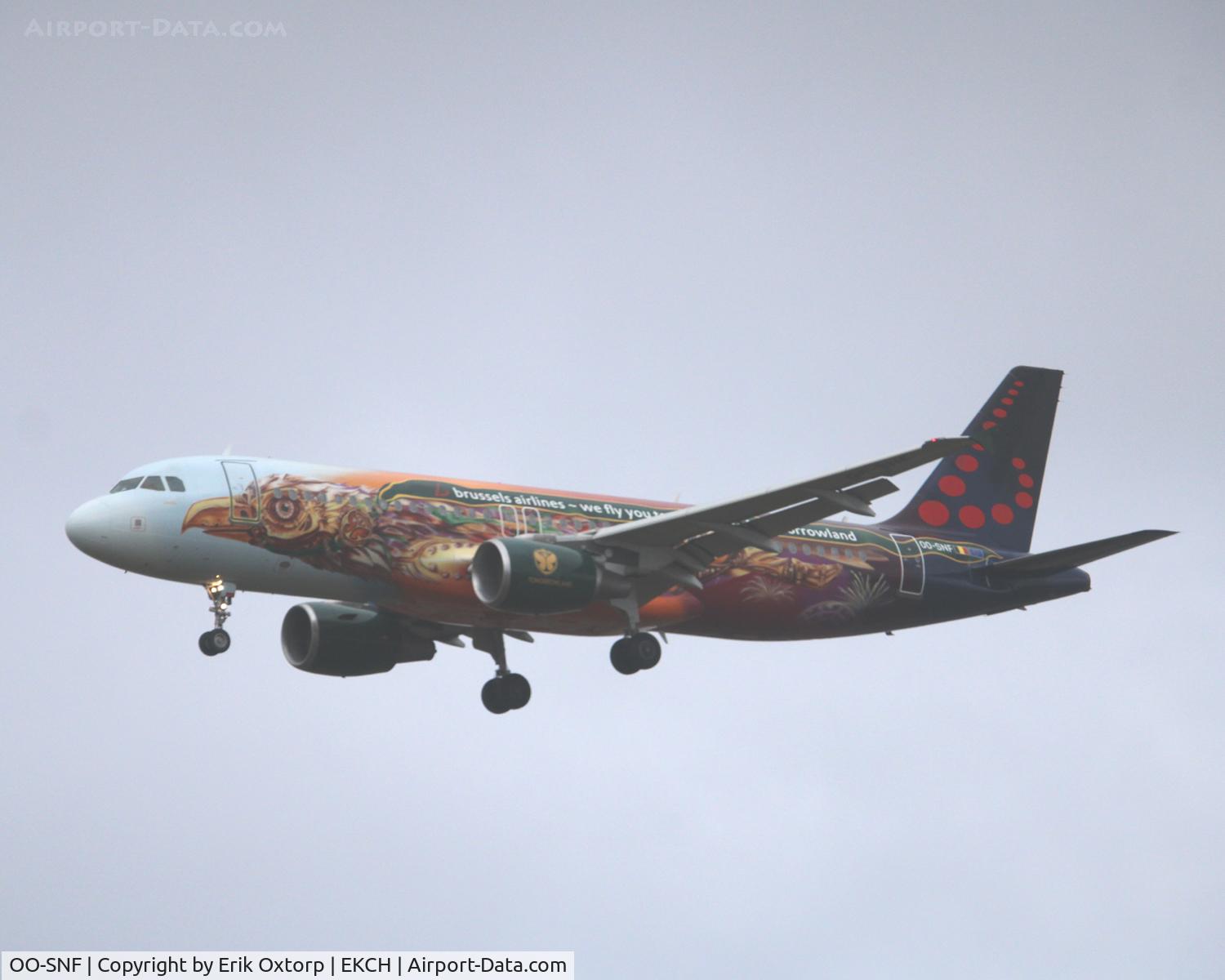 OO-SNF, 2006 Airbus A320-214 C/N 2810, OO-SNF landing rw 22L