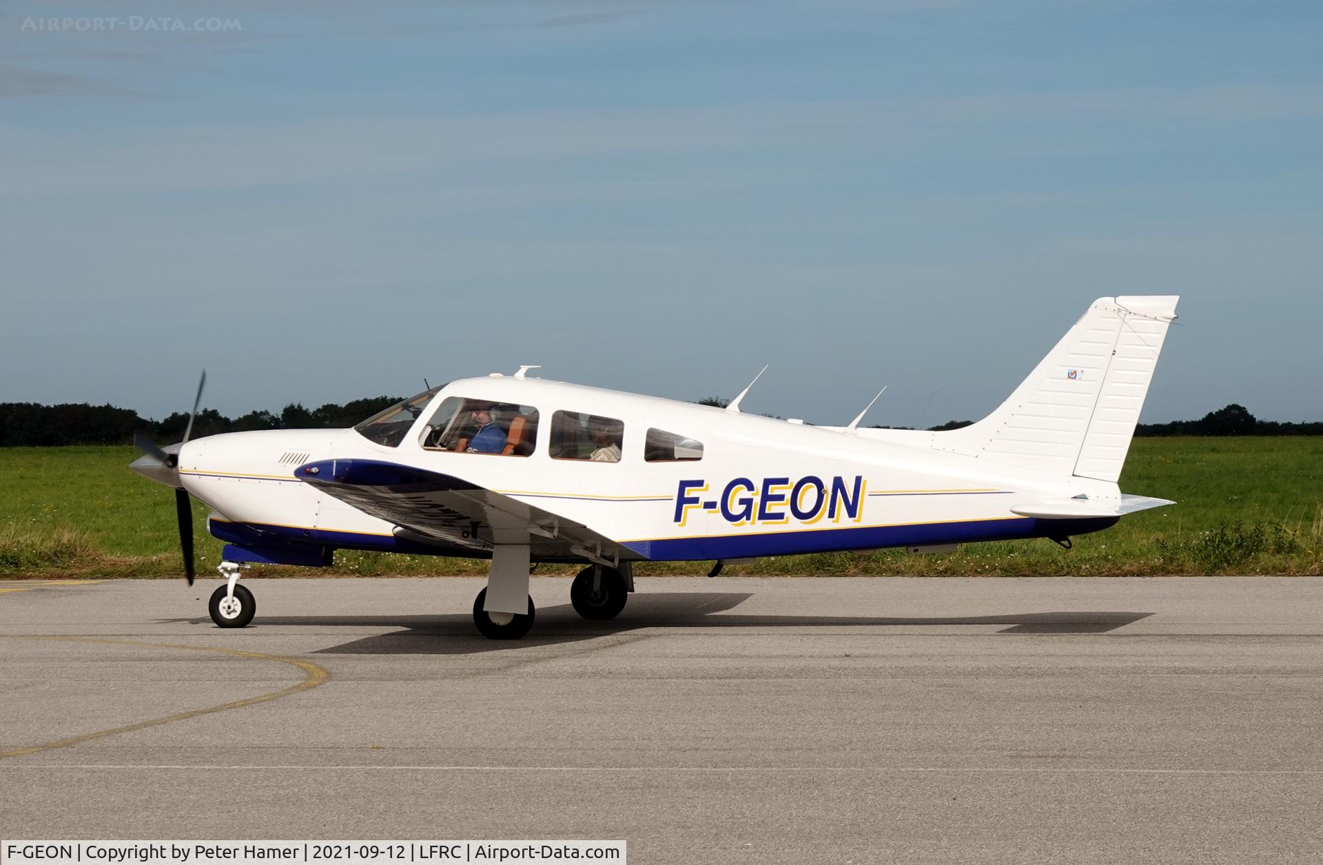 F-GEON, 1977 Piper PA-28R-201T Cherokee Arrow III C/N 28R-7703293, Cherbourg Maupertus