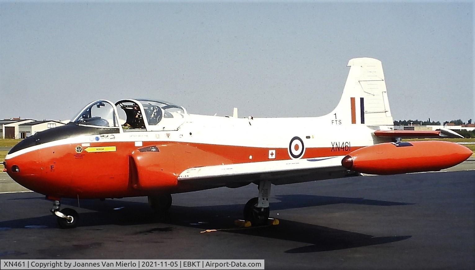 XN461, 1960 Hunting P-84 Jet Provost T.3A C/N PAC/W/10140, Slide scan