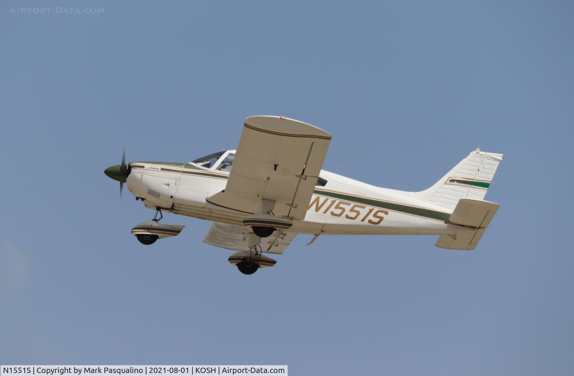 N1551S, 1972 Piper PA-28-180 Cherokee C/N 28-7305085, Piper PA-28-180