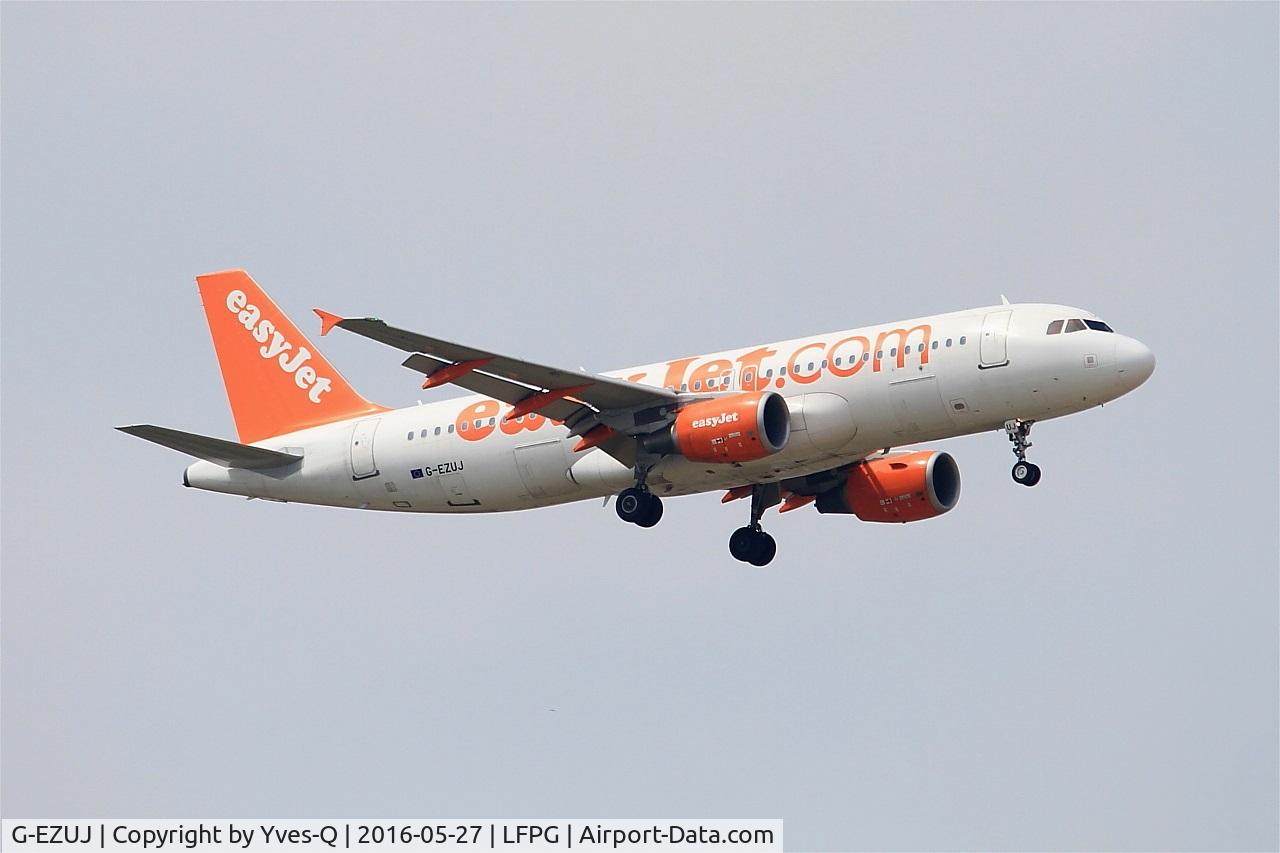 G-EZUJ, 2011 Airbus A320-214 C/N 4740, Airbus A320-214, Short approach rwy 06L, Roissy Charles De Gaulle airport (LFPG-CDG)