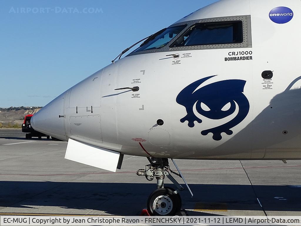 EC-MUG, 2018 Bombardier CRJ-1000 (CL-600-2E25) C/N 19061, Air Nostrum>IBERIA Regional