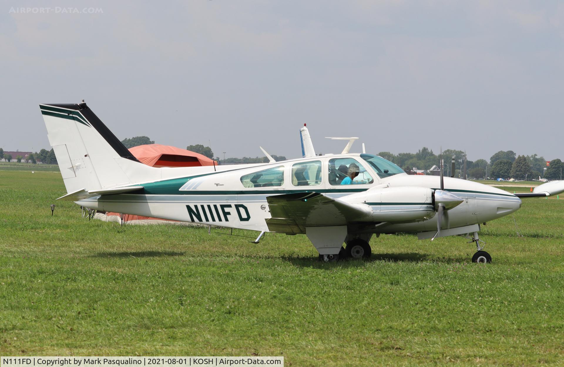 N111FD, 1966 Beech C55 Baron (95-C55) C/N TE-66, Beech C55