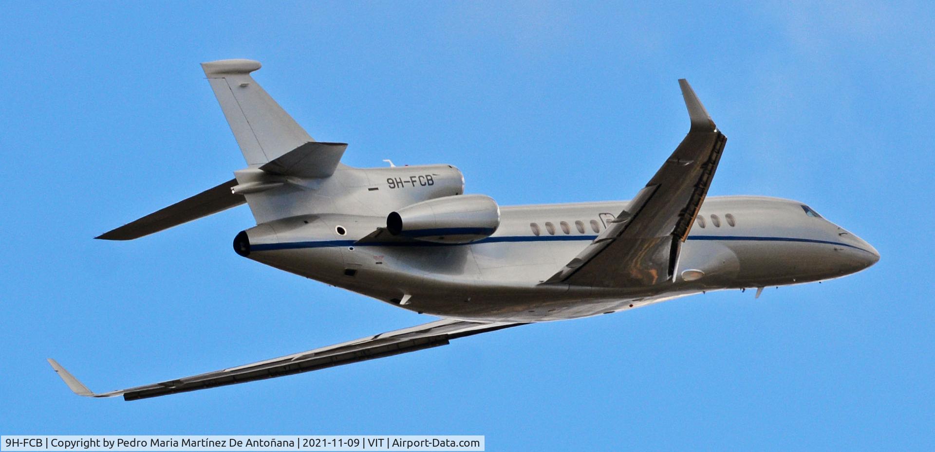 9H-FCB, 2008 Dassault Falcon 7X C/N 034, Aeropuerto de Foronda - Vitoria-Gasteiz - Euskadi - España