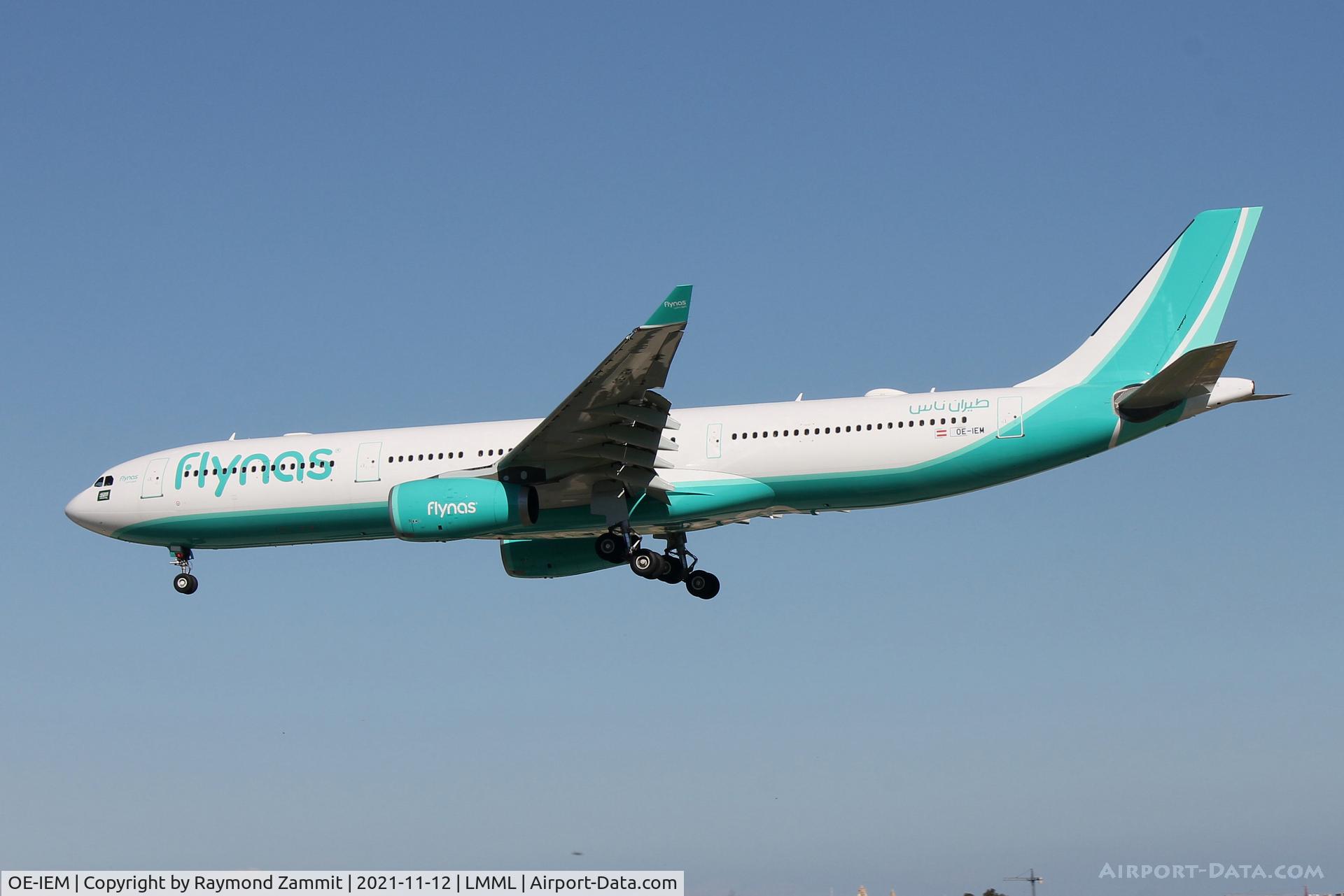 OE-IEM, 2015 Airbus A330-343 C/N 1624, A330 OE-IEM Flynas (Ex TC-LOK of Turkish Airlines. To be re-registered as HZ-NE25)