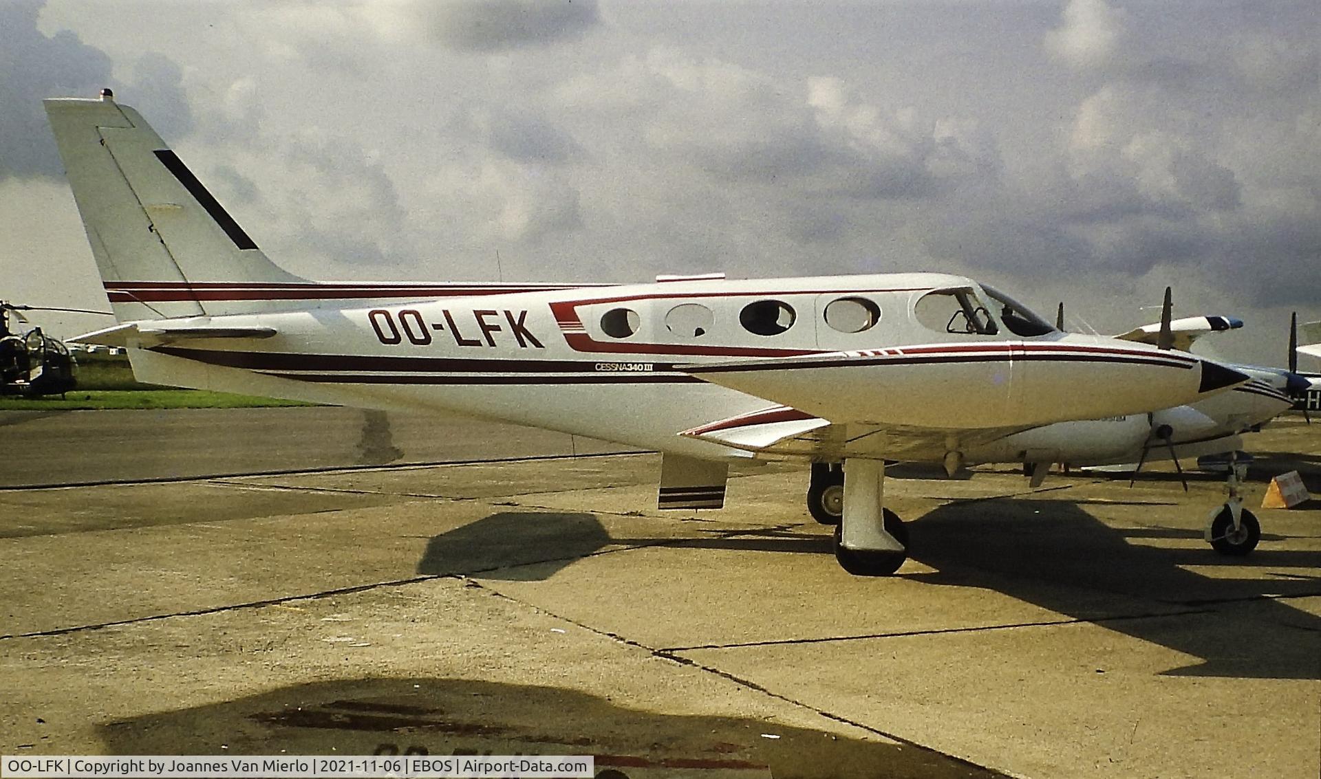 OO-LFK, 1978 Cessna 340A C/N 340A0497, Slide scan