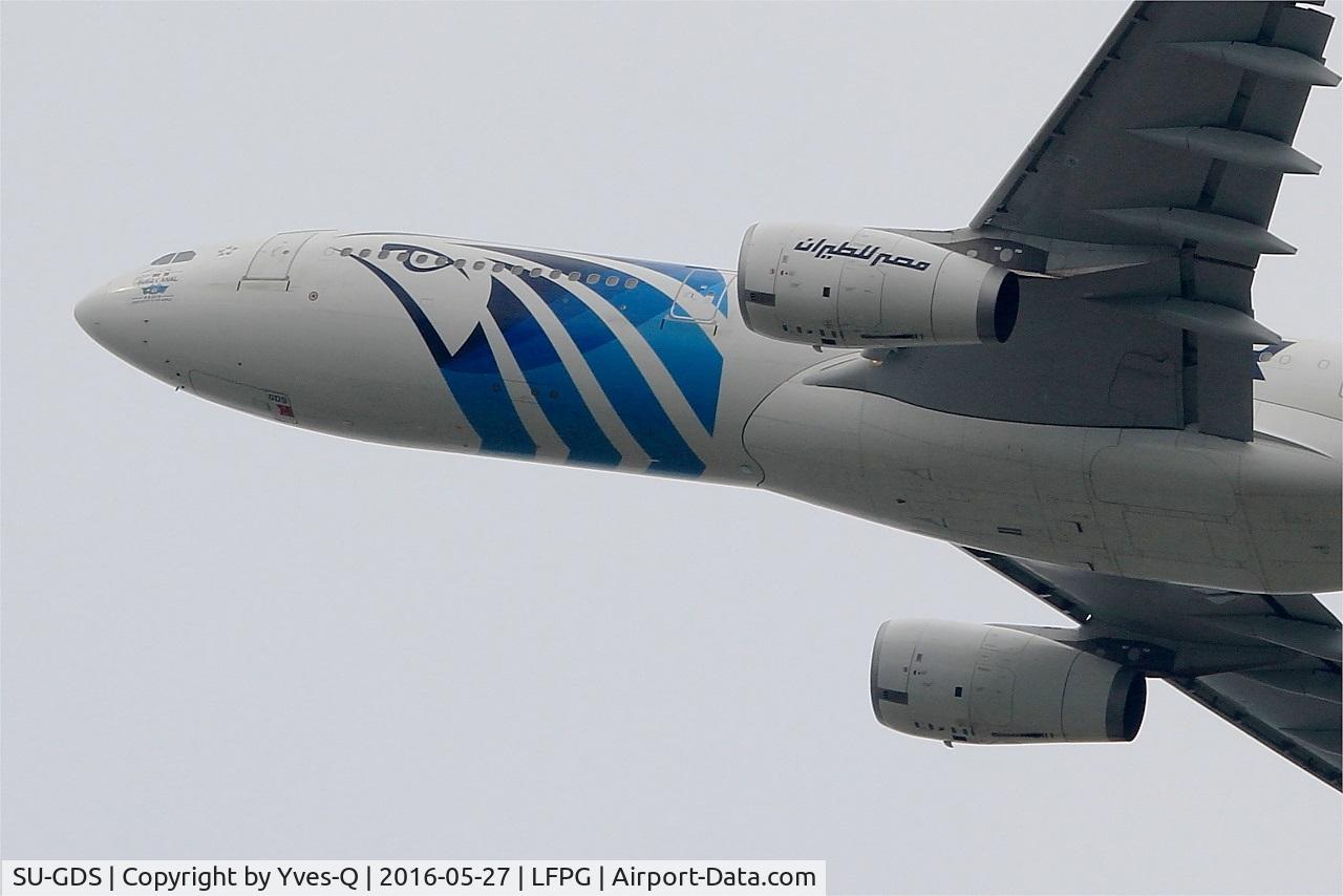 SU-GDS, 2010 Airbus A330-343X C/N 1143, Airbus A330-343X, Climbing from rwy 27L, Roissy Charles De Gaulle airport (LFPG-CDG)