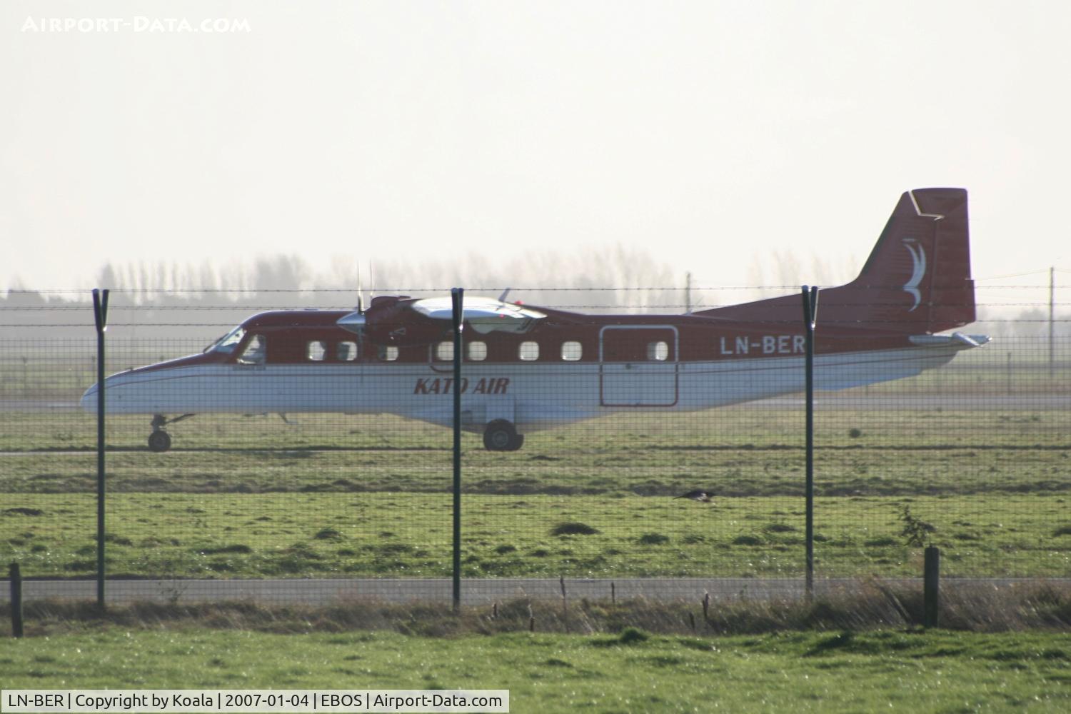 LN-BER, 1989 Dornier 228-212 C/N 8192, Emergency shot at a surprising departure