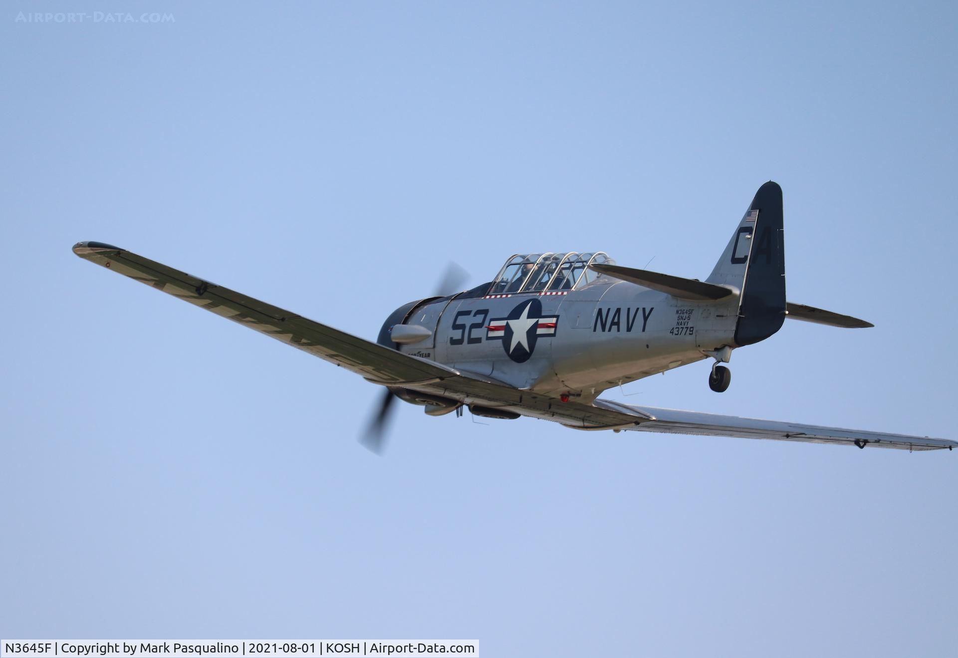 N3645F, 1943 North American SNJ-5 Texan Texan C/N 43779, North American SNJ-5