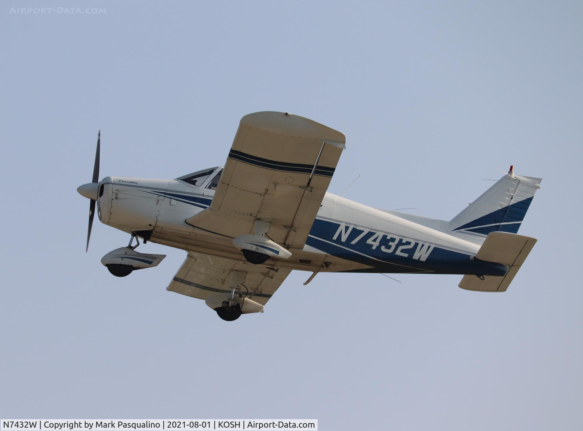 N7432W, 1963 Piper PA-28-180 C/N 28-1361, Piper PA-28-180
