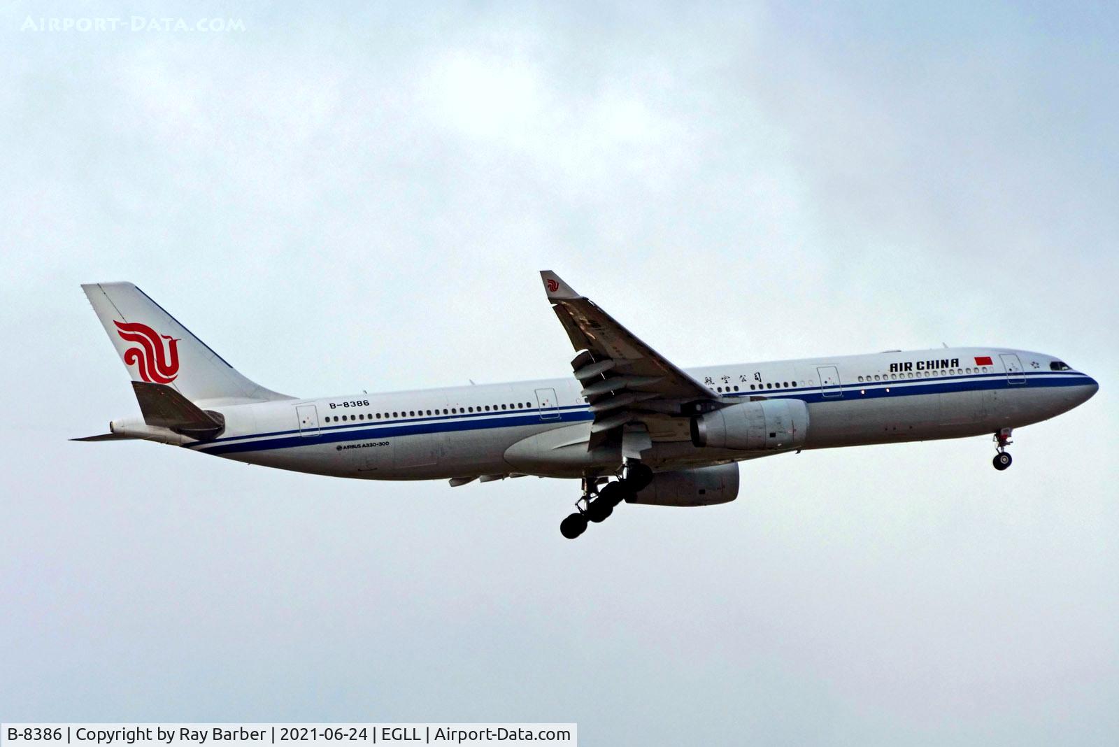 B-8386, 2017 Airbus A330-343 C/N 1811, B-8386   Airbus A330-343 [1811] (Air China) Home~G 24/06/2021