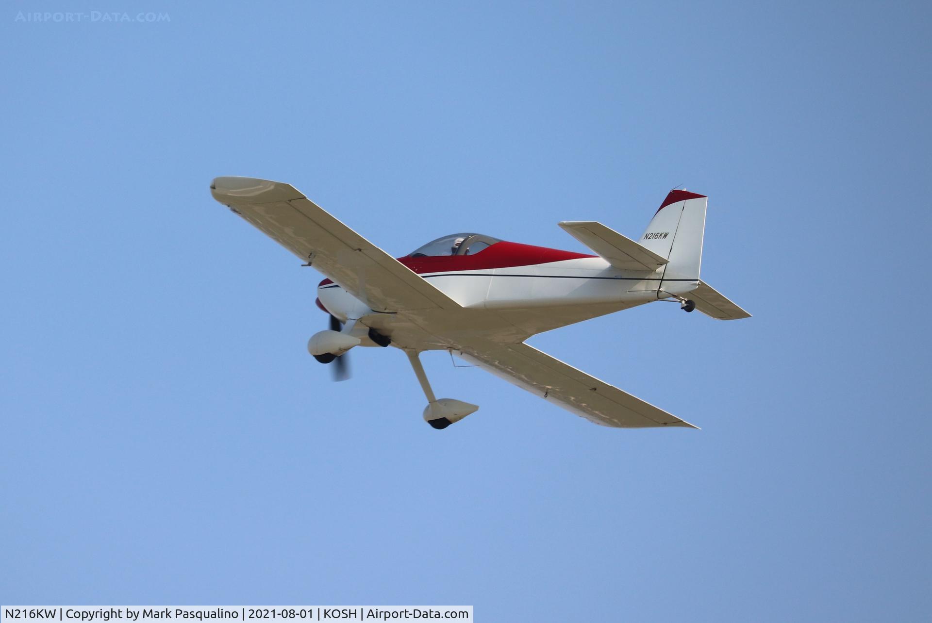 N216KW, Vans RV-6 C/N 24778, Vans RV-6