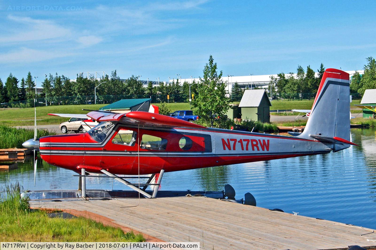 N717RW, 1967 Helio H-295-1200 Super Courier C/N 1221, N717RW   Helio H-295-1200 Super Courier [1221] Lake Hood Seaplane Base~N 01/07/2018