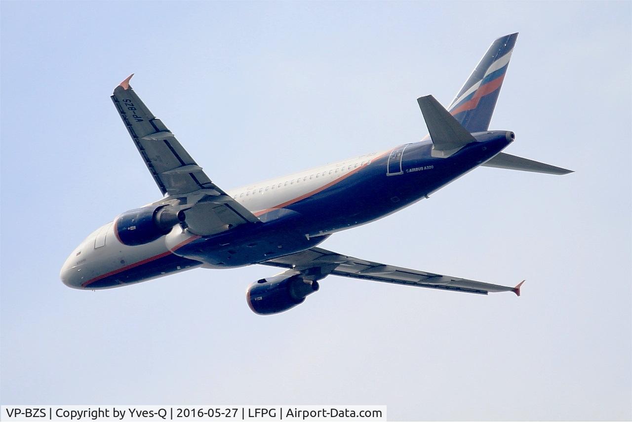 VP-BZS, 2008 Airbus A320-214 C/N 3644, Airbus A320-214, Climbing from rwy 27L, Roissy Charles De Gaulle airport (LFPG-CDG)