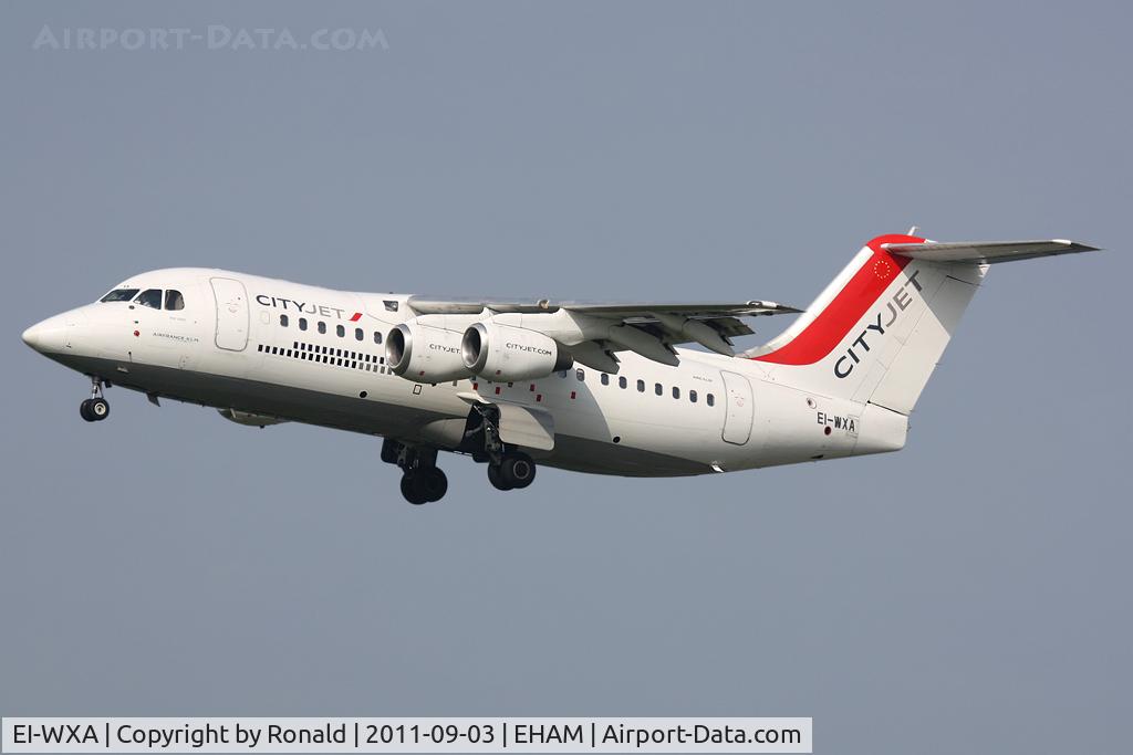 EI-WXA, 1997 British Aerospace Avro 146-RJ85A C/N E2310, at spl