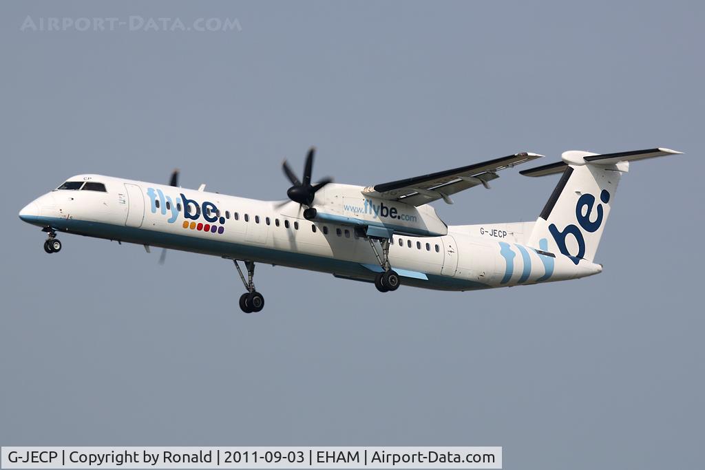 G-JECP, 2006 De Havilland Canada DHC-8-402Q Dash 8 C/N 4136, at spl