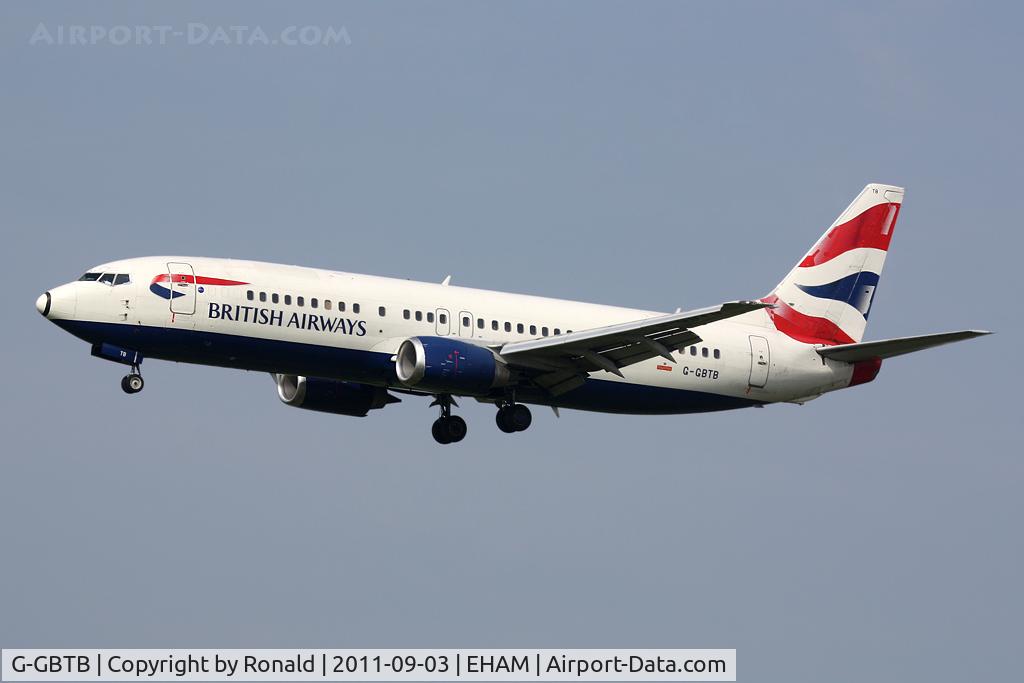 G-GBTB, 1993 Boeing 737-436 C/N 25860, at spl