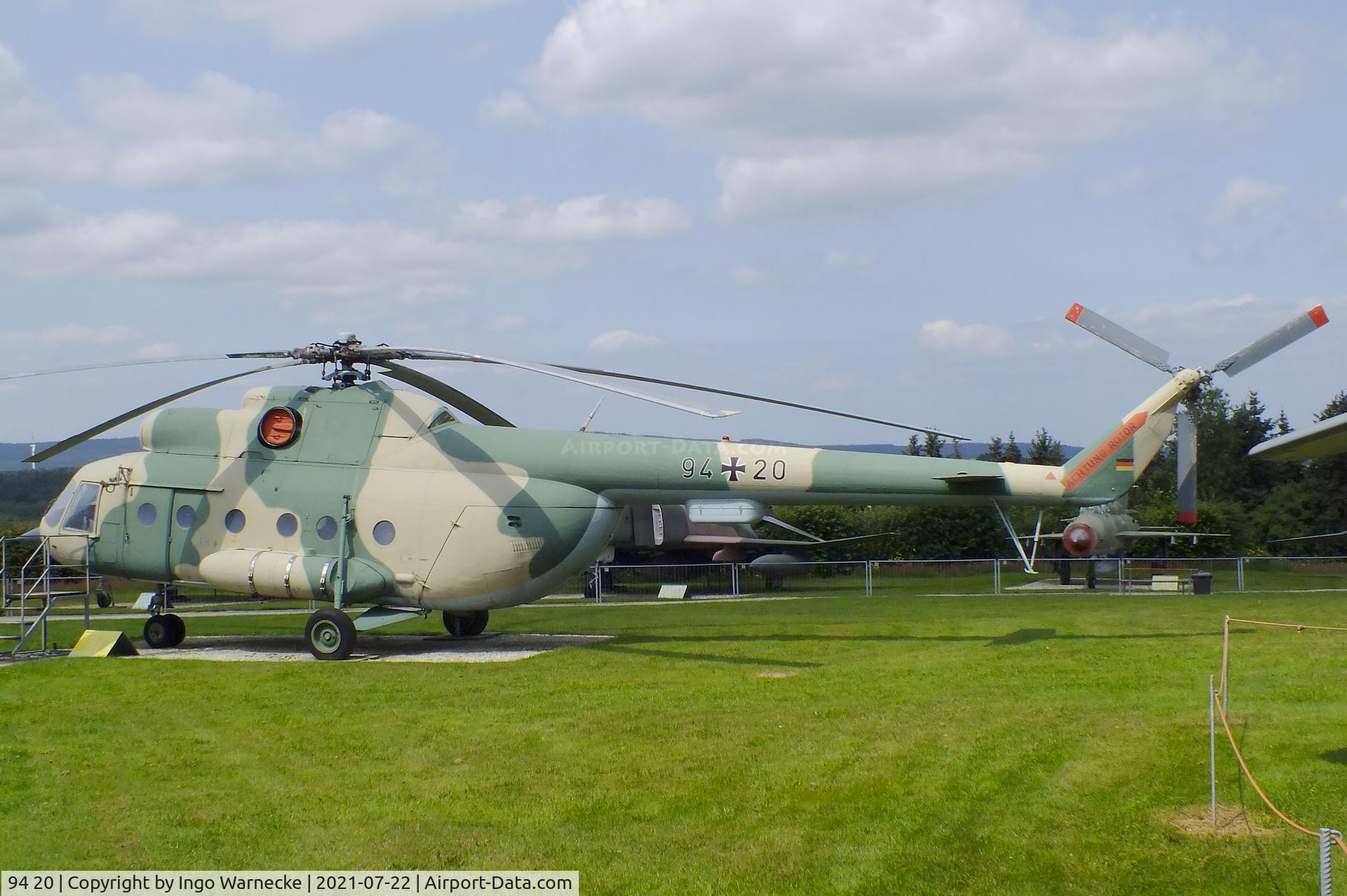 94 20, Mil Mi-8T Hip C/N 10525, Mil Mi-8T HIP at the Flugausstellung P. Junior, Hermeskeil