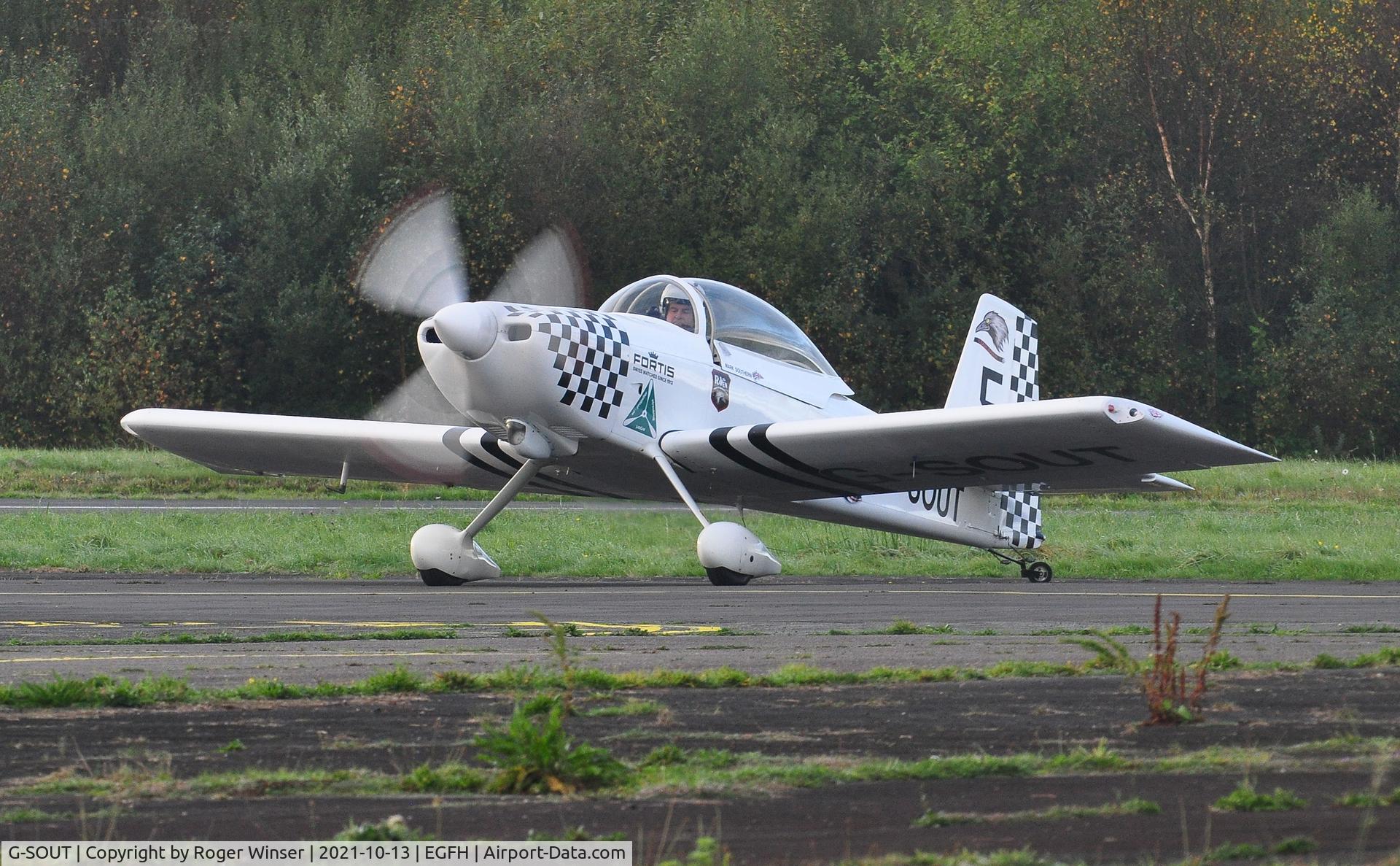 G-SOUT, 2006 Vans RV-8 C/N PFA 303-13295, Visiting RV-8 (Raven 5 of Team Raven).
