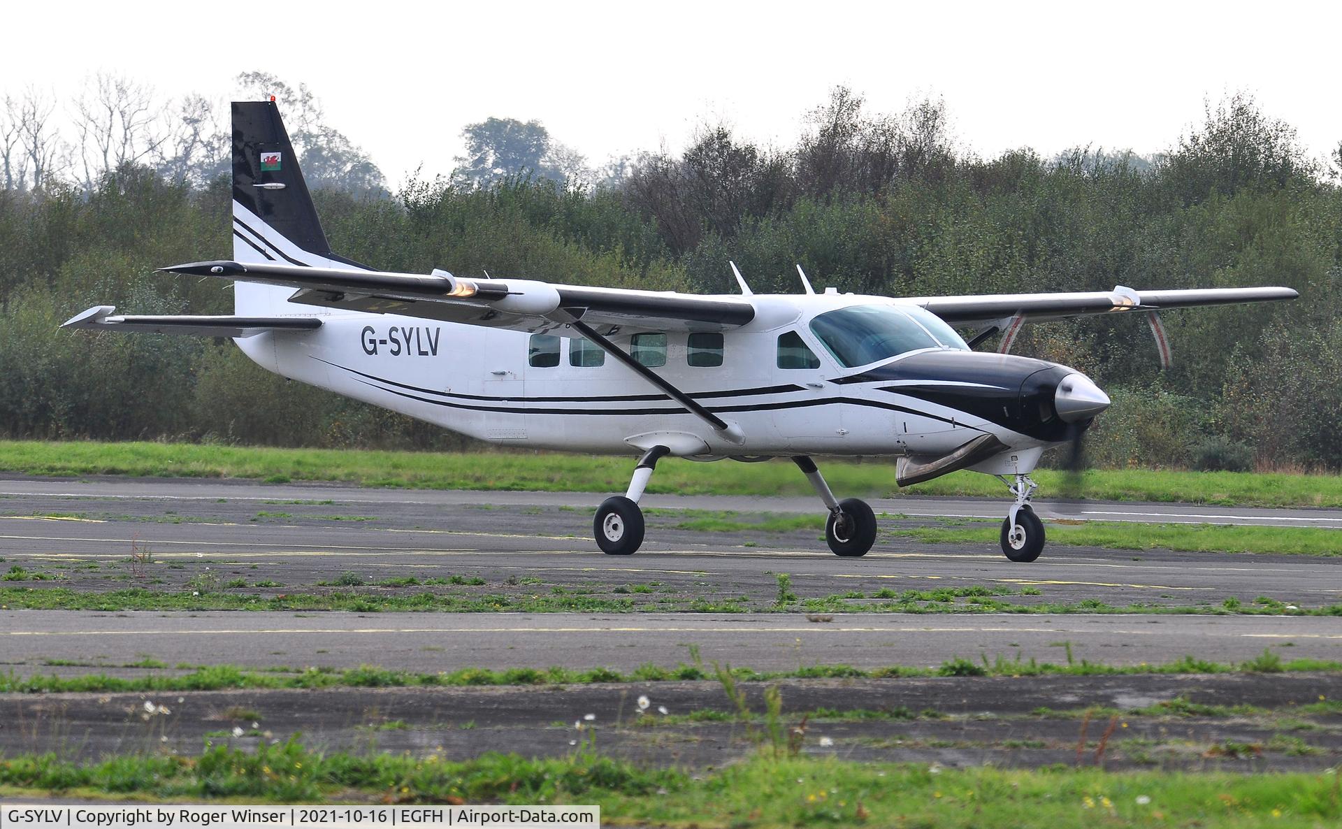 G-SYLV, 2002 Cessna 208B  Grand Caravan C/N 208B0936, Visiting Grand Caravan aircraft returning from dropping skydivers over the Northern PLA.
