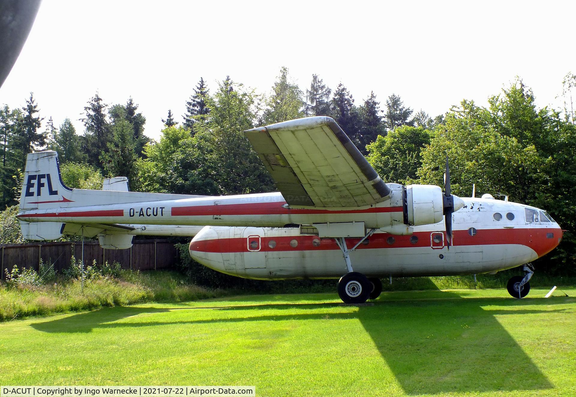 D-ACUT, Nord N-2501D Noratlas C/N 065, Nord N.2501D Noratlas at the Flugausstellung P. Junior, Hermeskeil