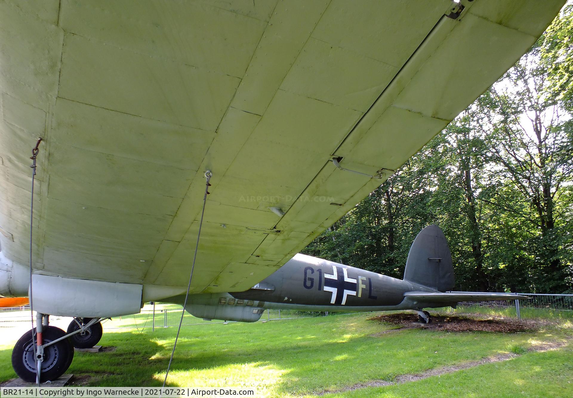 BR21-14, CASA C-2-111D C/N 145, CASA 2.111D, displayed as 'Heinkel He 111' at the Flugausstellung P. Junior, Hermeskeil
