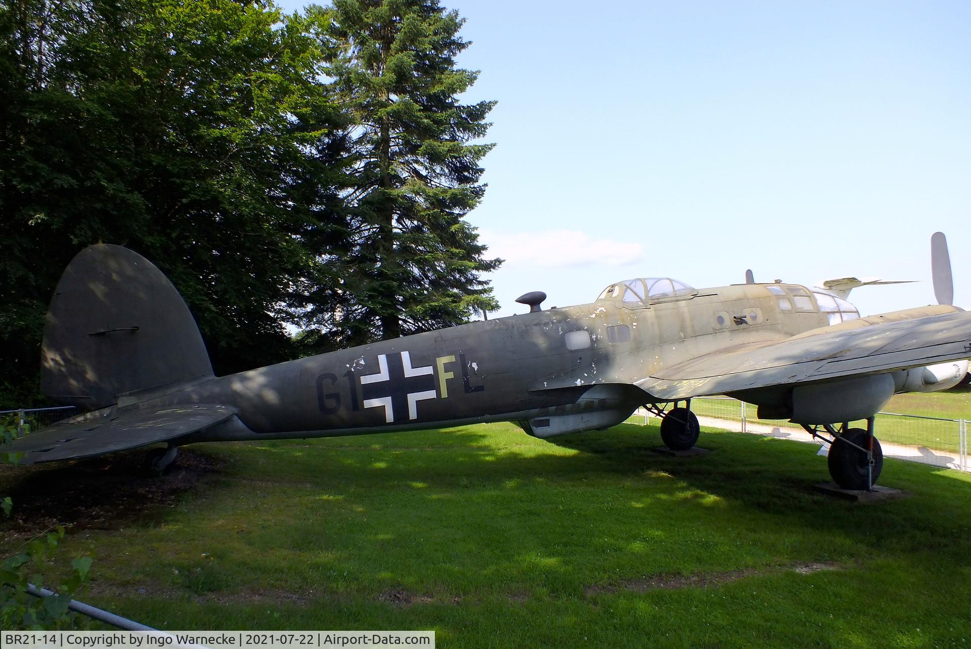 BR21-14, CASA C-2-111D C/N 145, CASA 2.111D, displayed as 'Heinkel He 111' at the Flugausstellung P. Junior, Hermeskeil