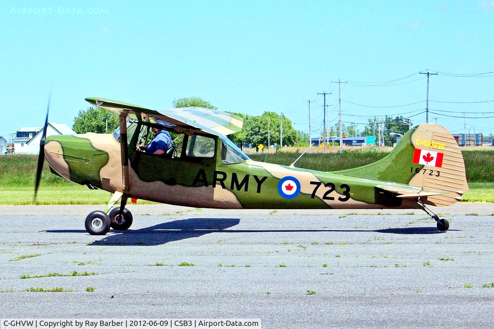 C-GHVW, 1956 Cessna L-19E Bird Dog Bird Dog C/N 24607, C-GHVW   (16723) Cessna L-19E Bird Dog [24607] Saint-Mathieu-de-Beloeil~C 09/06/2012