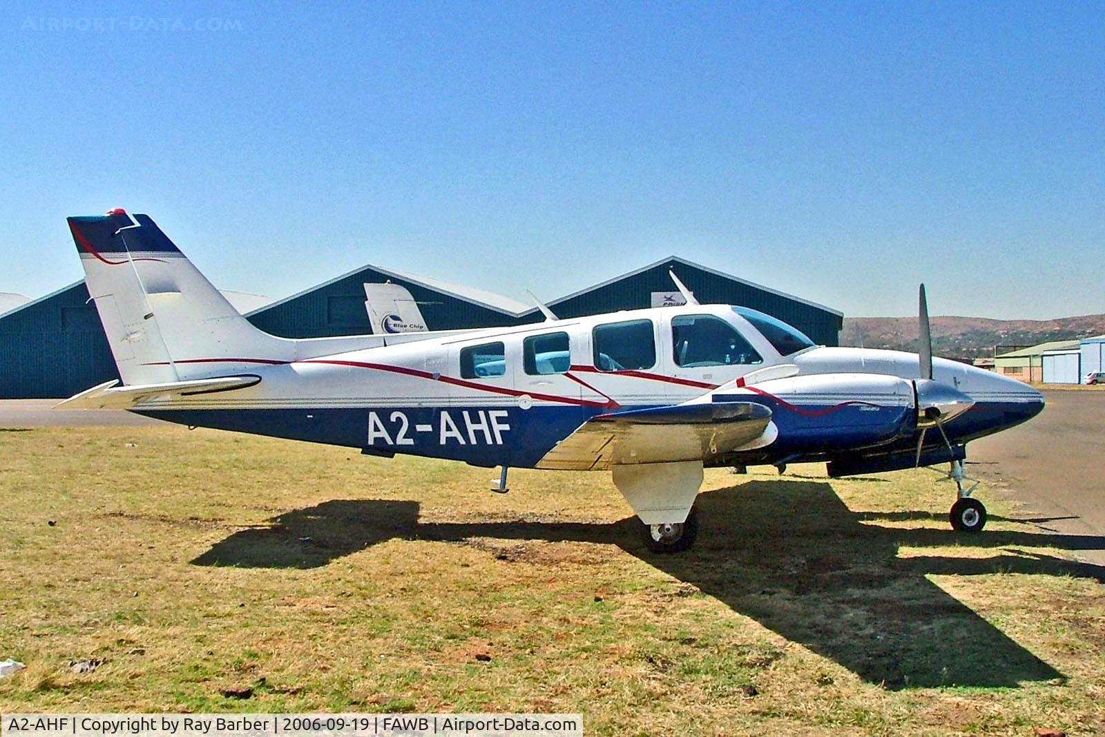 A2-AHF, Beech 58 Baron C/N TH-859, A2-AHF   Beech 58 Baron [TH-859] Pretoria-Wonderboom~ZS 19/09/2006
