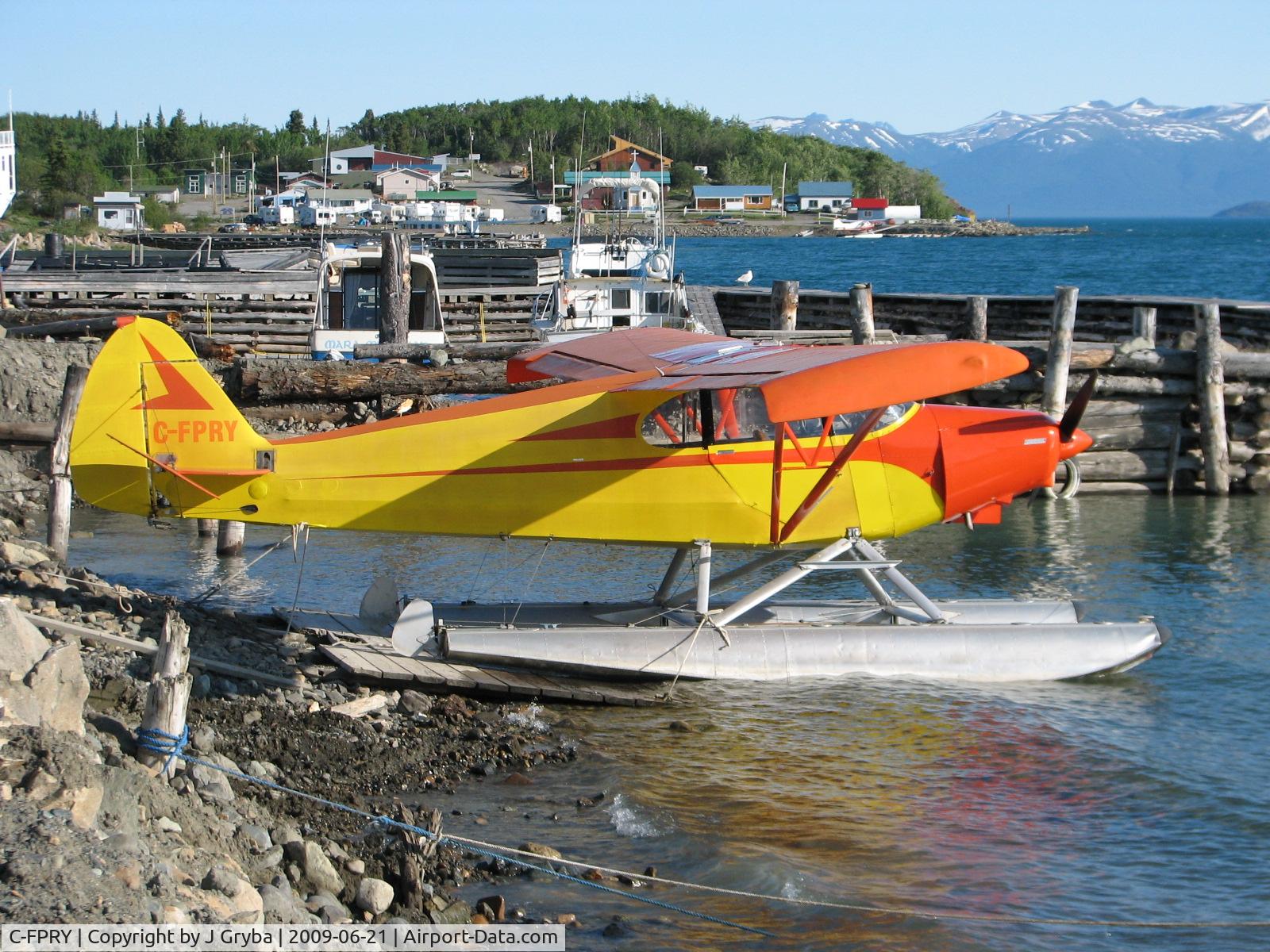 C-FPRY, 1947 Piper PA-12 Super Cruiser C/N 12-2932, Taken at Atlin, British Columbia, Canada