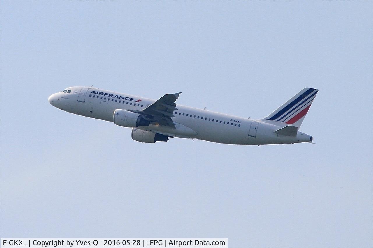 F-GKXL, 2006 Airbus A320-214 C/N 2705, Airbus A320-214, Climbing from rwy 08L, Roissy Charles De Gaulle airport (LFPG-CDG)