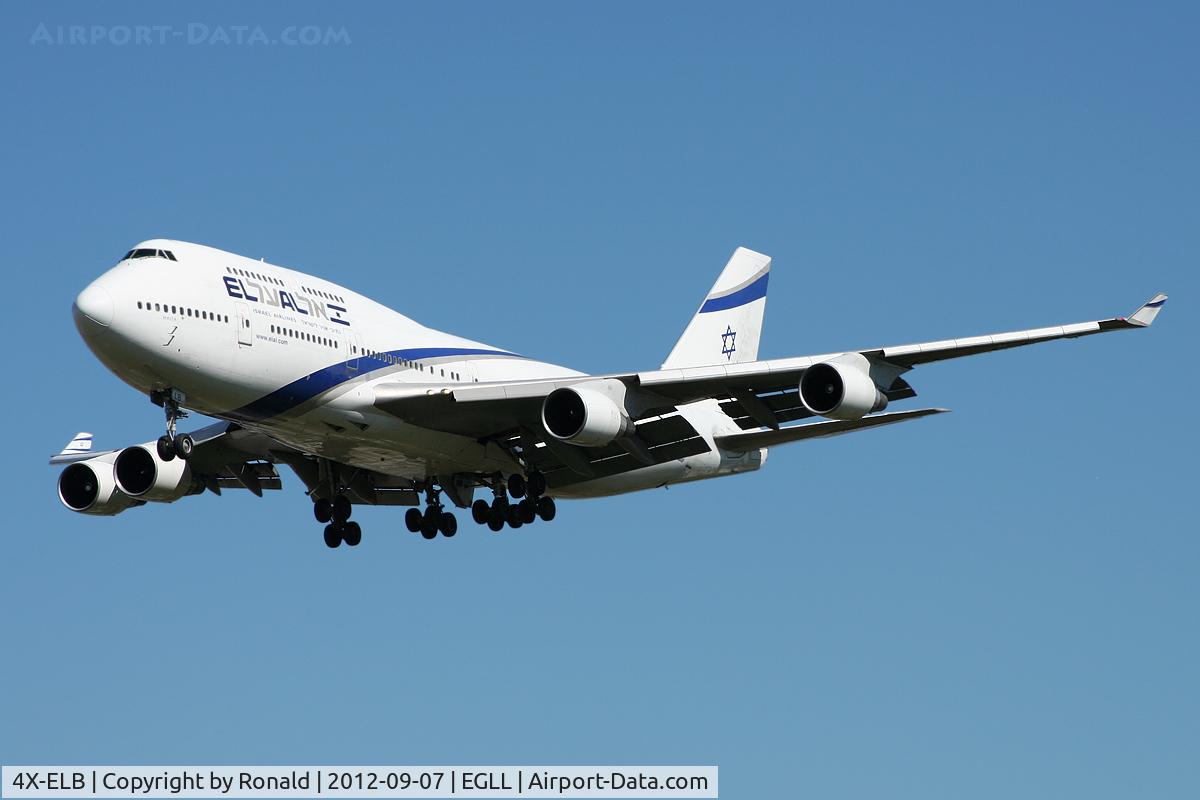 4X-ELB, 1994 Boeing 747-458 C/N 26056, at lhr
