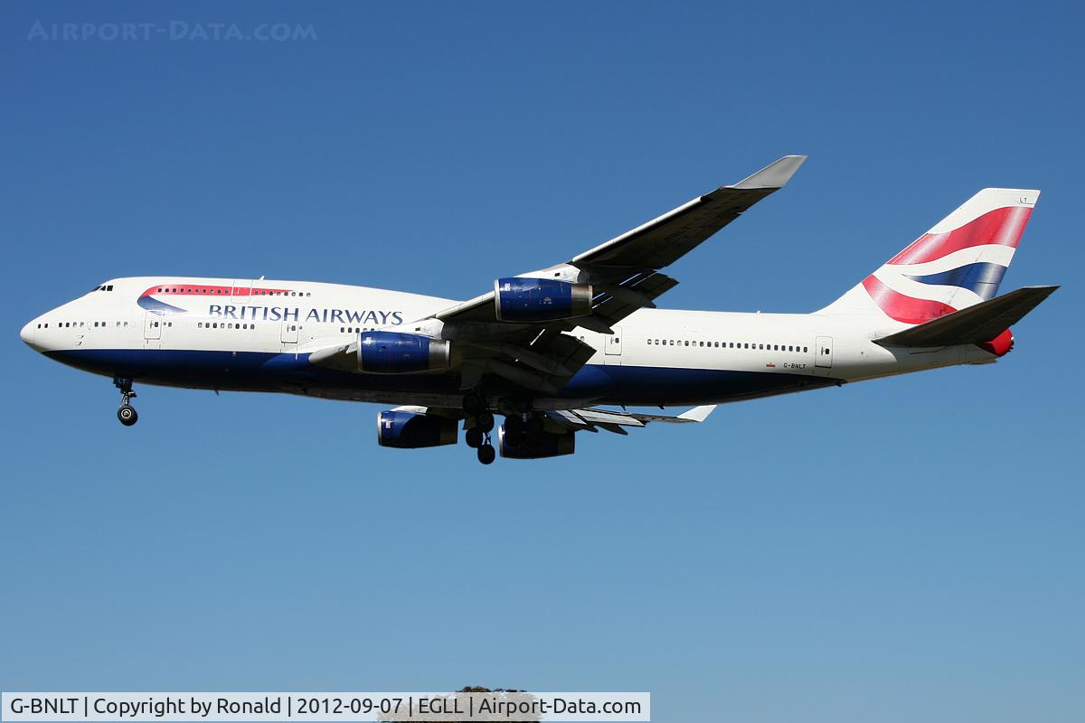 G-BNLT, 1991 Boeing 747-436 C/N 24630, at lhr