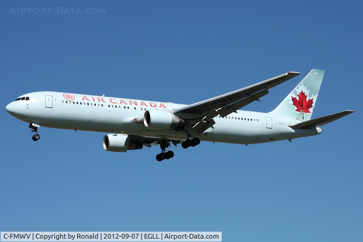 C-FMWV, 1995 Boeing 767-333/ER C/N 25586, at lhr
